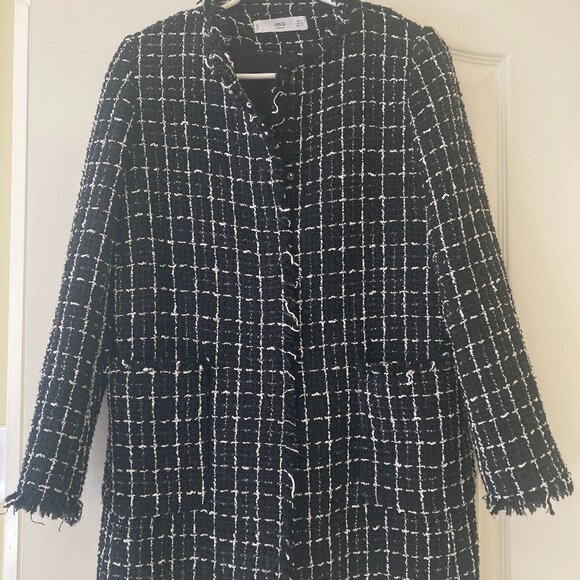 MNG Tweed Coat - Picture 1 of 6